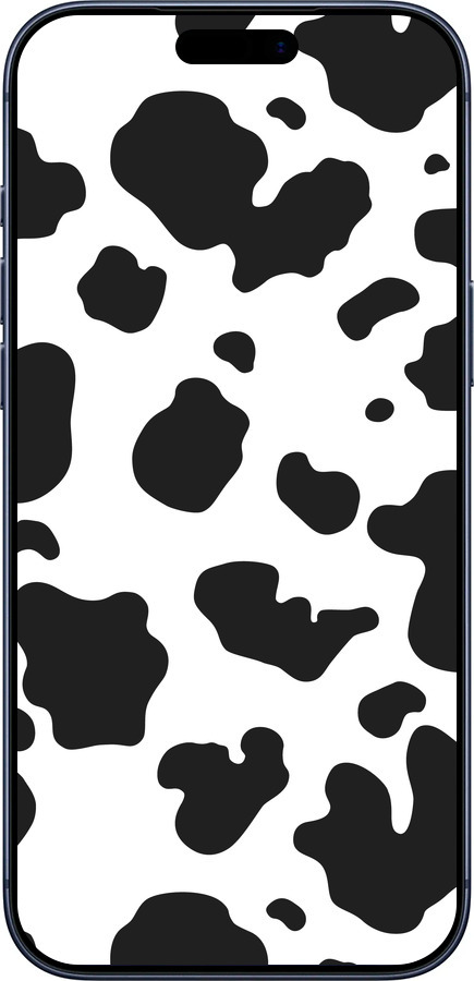 Силиконовый чехол Шкура коровы для Apple iPhone 17 PRO - 5576u-4030 изображение 