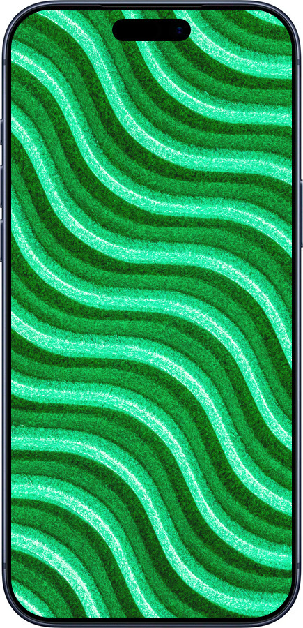 Силиконовый чехол Волнистые линии для Apple iPhone 17 PRO - 5578u-4030 изображение 