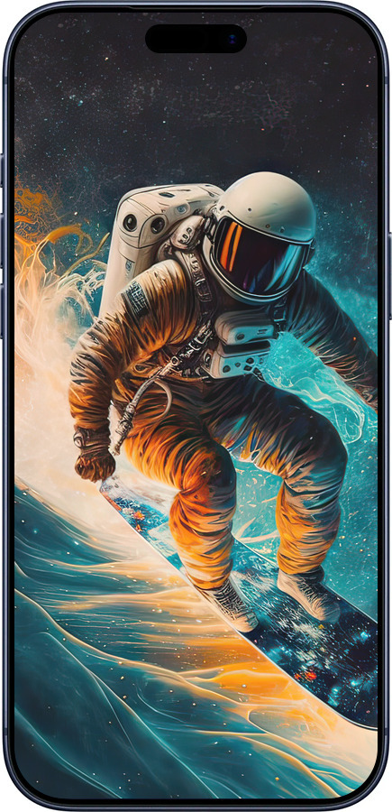 Силиконовый чехол Сноубордист для Apple iPhone 17 PRO - 5604u-4030 изображение 