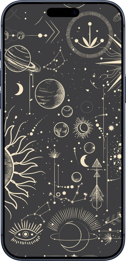 Силиконовый чехол Фаза луны для Apple iPhone 17 PRO - 5605u-4030 изображение 