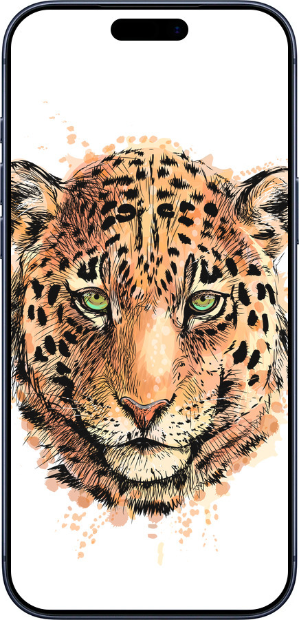 Силиконовый чехол Леопард v2 для Apple iPhone 17 PRO - 5606u-4030 изображение 