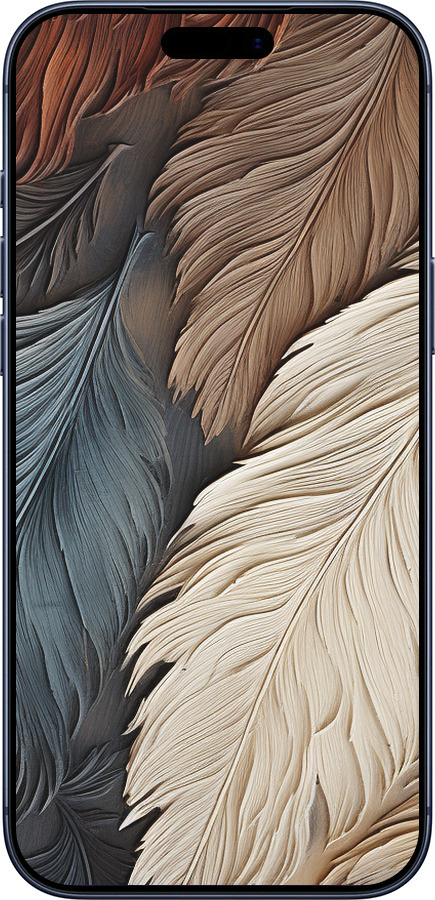 Силиконовый чехол Листья в стиле бохо для Apple iPhone 17 PRO - 5643u-4030 изображение 