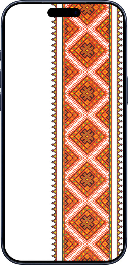 Силиконовый чехол Вышиванка 25 для Apple iPhone 17 PRO - 593u-4030 изображение 