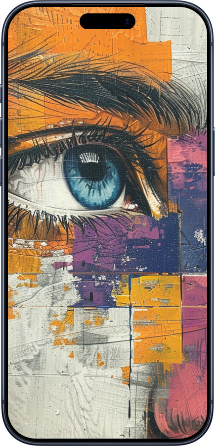 Силиконовый чехол Цветная фреска для Apple iPhone 17 PRO - 6032u-4030 изображение 