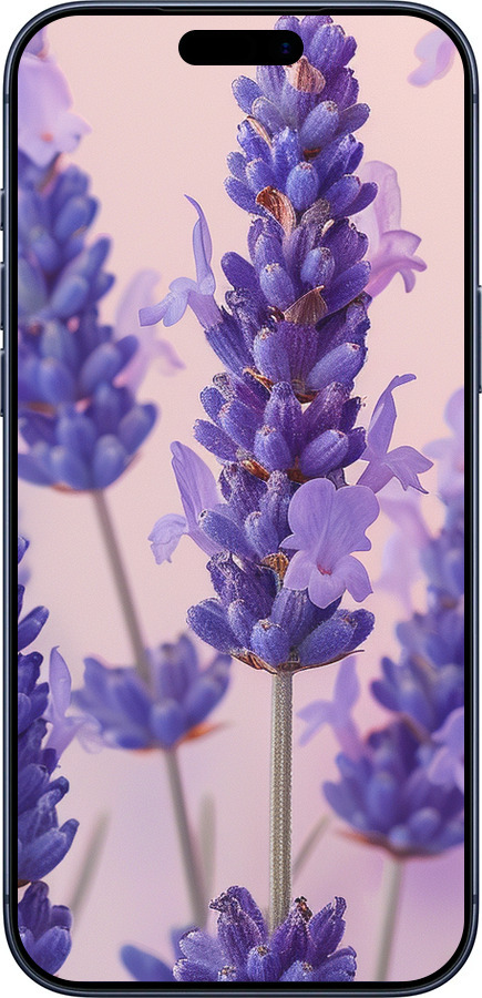 Силіконовий чехол Лаванда для Apple iPhone 17 PRO - 6037u-4030 изображение 