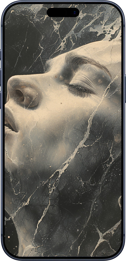 Силиконовый чехол Мраморная женщина для Apple iPhone 17 PRO - 6040u-4030 изображение 