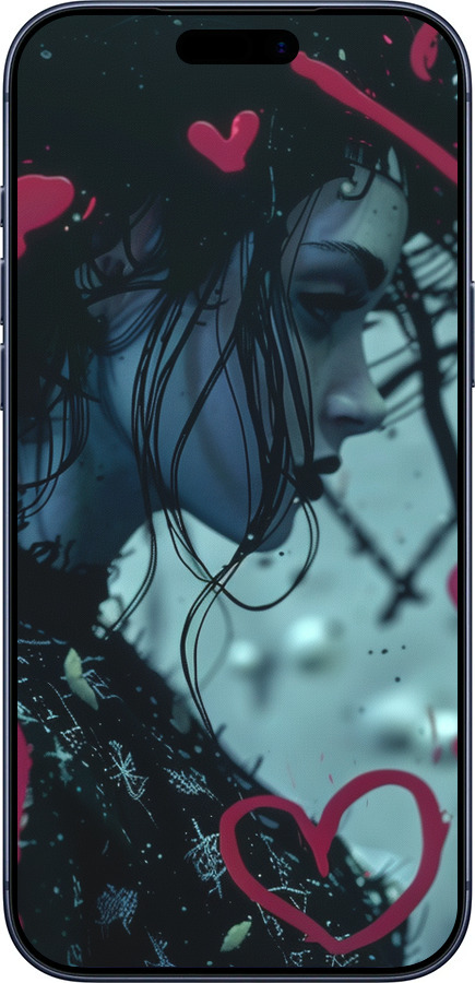 Силиконовый чехол XO Love v2 для Apple iPhone 17 PRO - 6057u-4030 изображение 