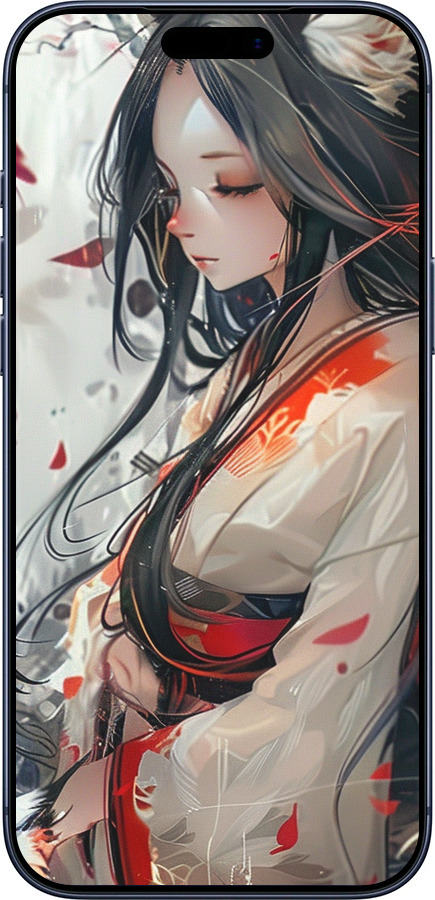 Силиконовый чехол Кицуне для Apple iPhone 17 PRO - 6073u-4030 изображение 