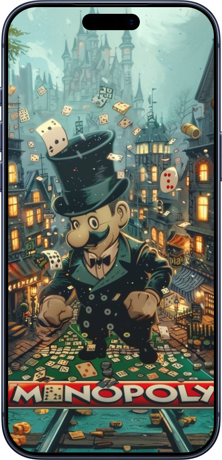 Силиконовый чехол Сказочный Monopoly для Apple iPhone 17 PRO - 6086u-4030 изображение 