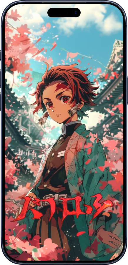 Силиконовый чехол Tanjiro Kamado для Apple iPhone 17 PRO - 6132u-4030 изображение 