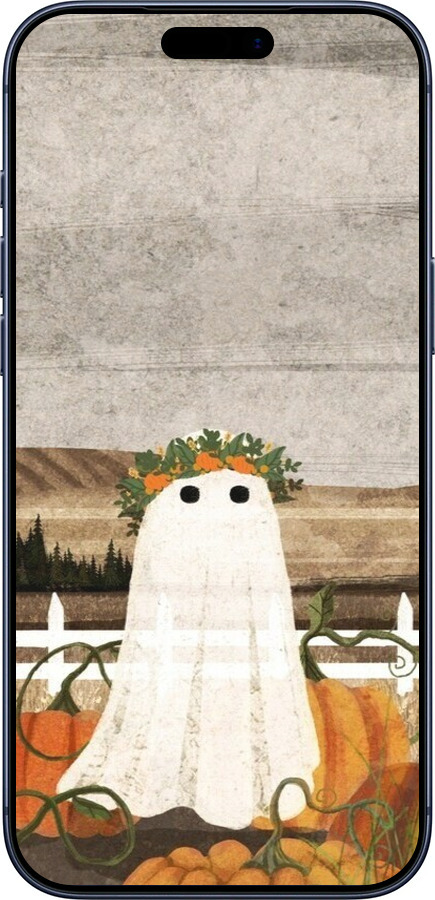 Силиконовый чехол Призрак для Apple iPhone 17 PRO - 6245u-4030 изображение 