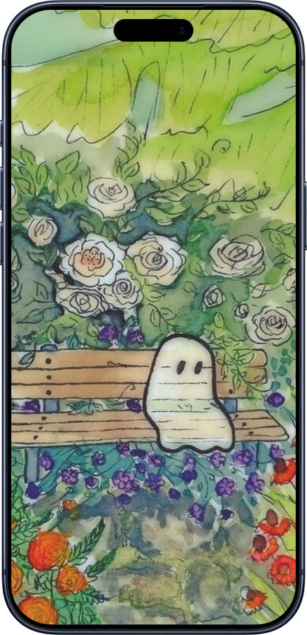 Силиконовый чехол Призрак 3 для Apple iPhone 17 PRO - 6248u-4030 изображение 