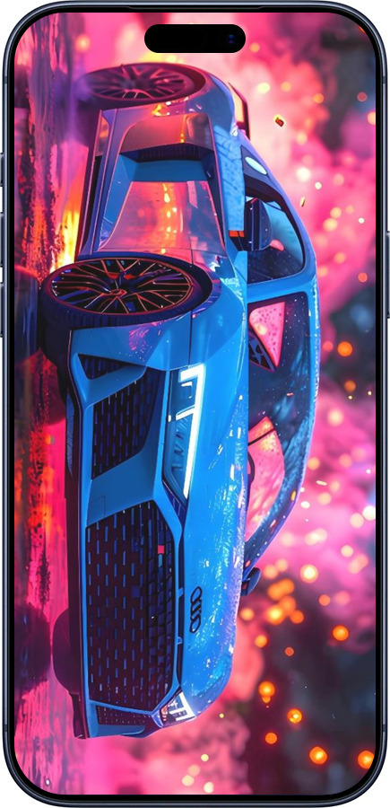 Силиконовый чехол Ауди для Apple iPhone 17 PRO - 6286u-4030 изображение 