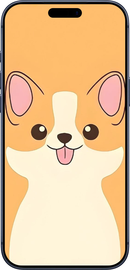 Силиконовый чехол Милый пес для Apple iPhone 17 PRO - 6296u-4030 изображение 