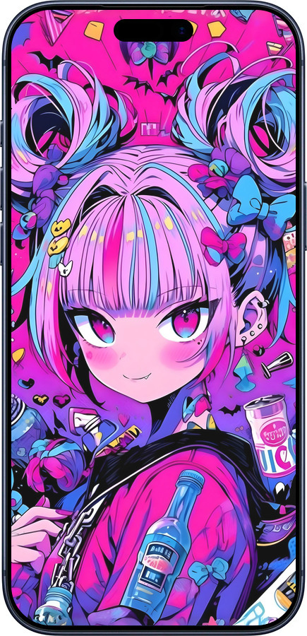 Силіконовий чехол Аніме мілаха для Apple iPhone 17 PRO - 6314u-4030 изображение 