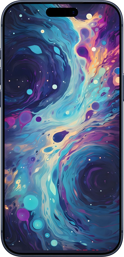 Силиконовый чехол Арт акварель для Apple iPhone 17 PRO - 6329u-4030 изображение 