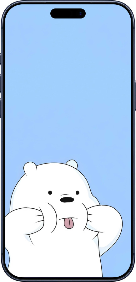 Силіконовий чехол Милий ведмедик для Apple iPhone 17 PRO - 6357u-4030 изображение 