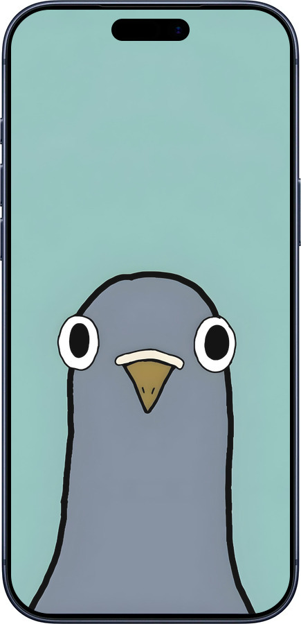 Силиконовый чехол Голубь для Apple iPhone 17 PRO - 6388u-4030 изображение 