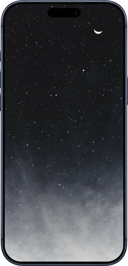 Силиконовый чехол Сині хмари, Синій місяць для Apple iPhone 17 PRO - 6396u-4030 изображение 