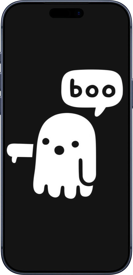 Силиконовый чехол Призрак Неодобрения для Apple iPhone 17 PRO - 6431u-4030 изображение 