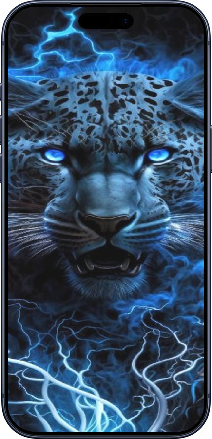 Силиконовый чехол Ледяной леопард для Apple iPhone 17 PRO - 6460u-4030 изображение 