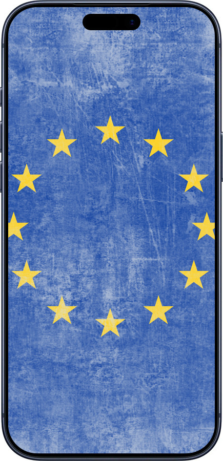 Силиконовый чехол Евросоюз 4 для Apple iPhone 17 PRO - 765u-4030 изображение 