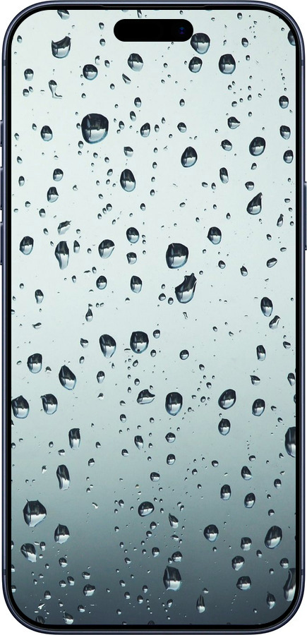 Силіконовий чехол Скло в краплях для Apple iPhone 17 PRO - 848u-4030 изображение 