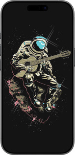 TPU чехол Космонавт с гиратой для Apple iPhone 17 - 4138b-4031 изображение 