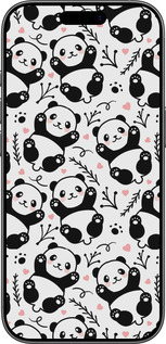 TPU чехол Панди для Apple iPhone 17 - 4318b-4031 изображение 