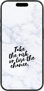 TPU чехол Рискнуть или потерять шанс для Apple iPhone 17 - 4866b-4031 изображение 