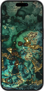 TPU чехол Мрамор золото богатство для Apple iPhone 17 - 5419b-4031 изображение 