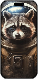 TPU чехол Raccoon austronaut для Apple iPhone 17 - 5581b-4031 изображение 