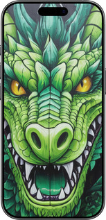 TPU чехол Зелёный дракон для Apple iPhone 17 - 5816b-4031 изображение 