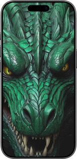 TPU чехол Зелёный дракон v2 для Apple iPhone 17 - 5817b-4031 изображение 