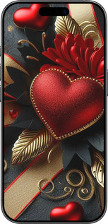 TPU чехол Сердечки v2 для Apple iPhone 17 - 5832b-4031 изображение 