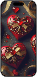 TPU чехол Сердечки v4 для Apple iPhone 17 - 5834b-4031 изображение 