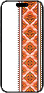 TPU чехол Вишиванка 25 для Apple iPhone 17 - 593b-4031 изображение 