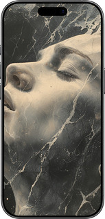 TPU чехол Мраморная женщина для Apple iPhone 17 - 6040b-4031 изображение 