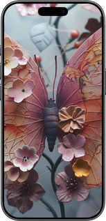 TPU чехол Fairy Butterfly для Apple iPhone 17 - 6048b-4031 изображение 