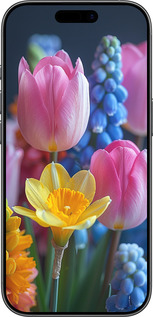 TPU чехол Весенние цветы для Apple iPhone 17 - 6058b-4031 изображение 