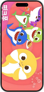 TPU чехол Бейби Шаркс для Apple iPhone 17 - 6305b-4031 изображение 