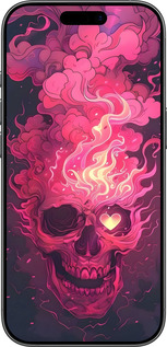 TPU чехол Череп арт для Apple iPhone 17 - 6385b-4031 изображение 