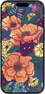 TPU чехол С изображением полевых цветов для Apple iPhone 17 - 6419b-4031 изображение 