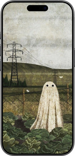 TPU чехол Иллюстрация призрак в капусте для Apple iPhone 17 - 6440b-4031 изображение 
