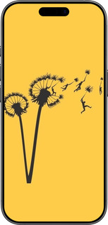 TPU чехол Минимализм одуванчики для Apple iPhone 17 - 6449b-4031 изображение 