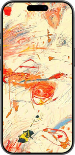 TPU чехол Динамичная картина с хаотичными мазками для Apple iPhone 17 - 6540b-4031 изображение 