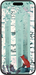 TPU чехол Лис в зелёном лесу для Apple iPhone 17 - 6547b-4031 изображение 