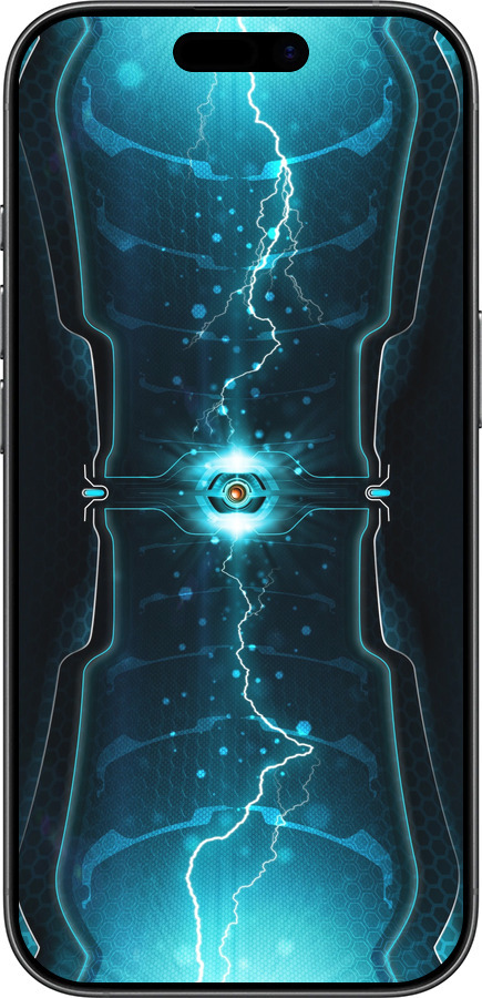 TPU чехол Молнии в цилиндре для Apple iPhone 17 - 120b-4031 изображение 