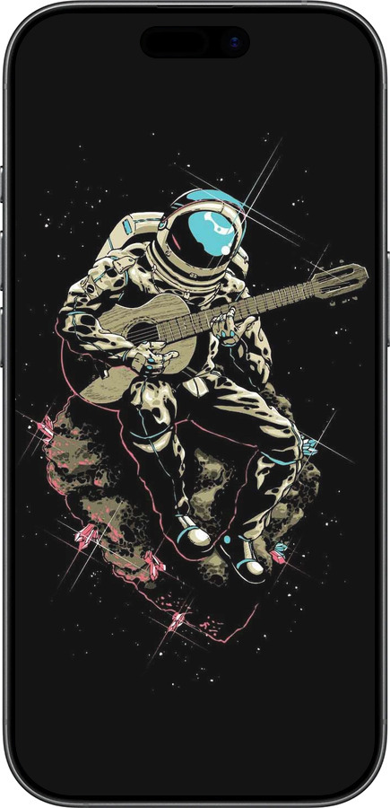 TPU чехол Космонавт с гиратой для Apple iPhone 17 - 4138b-4031 изображение 