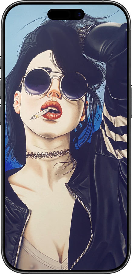 TPU чехол Девушка на стиле для Apple iPhone 17 - 4151b-4031 изображение 